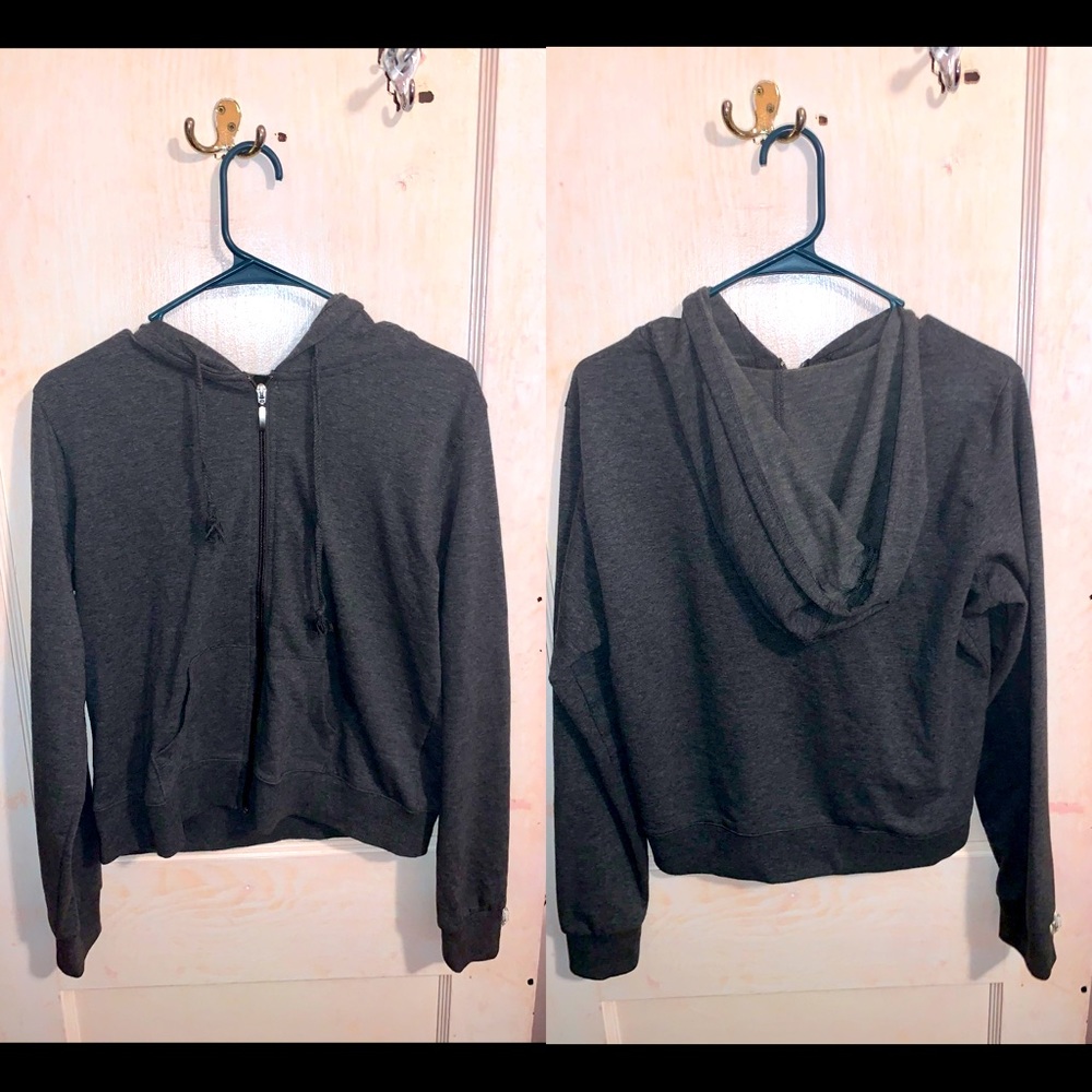 Charcoal Grey Light Hoodie
